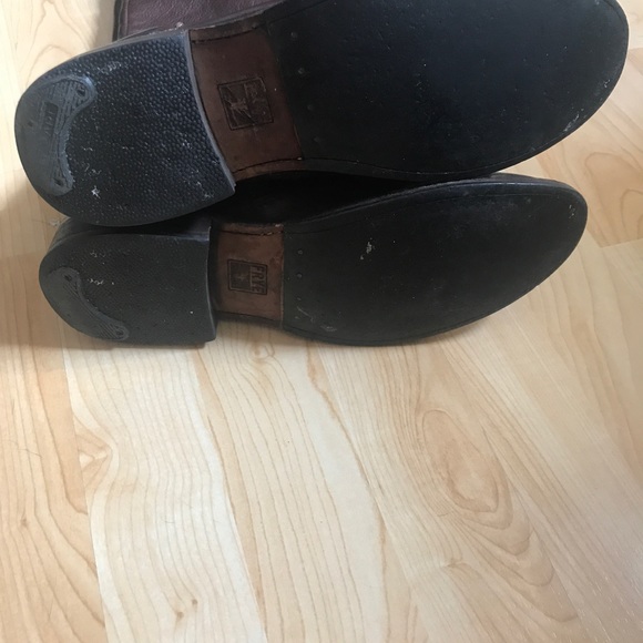 Frye Shirley riding boot size 7.5 brown - Picture 6 of 8